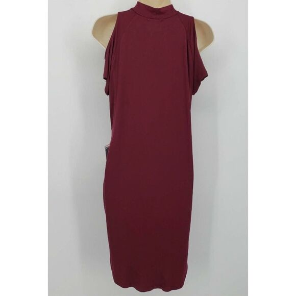 J for Justify Knit Dress Lg Cold Shoulder Cut-Out - Picture 2 of 9